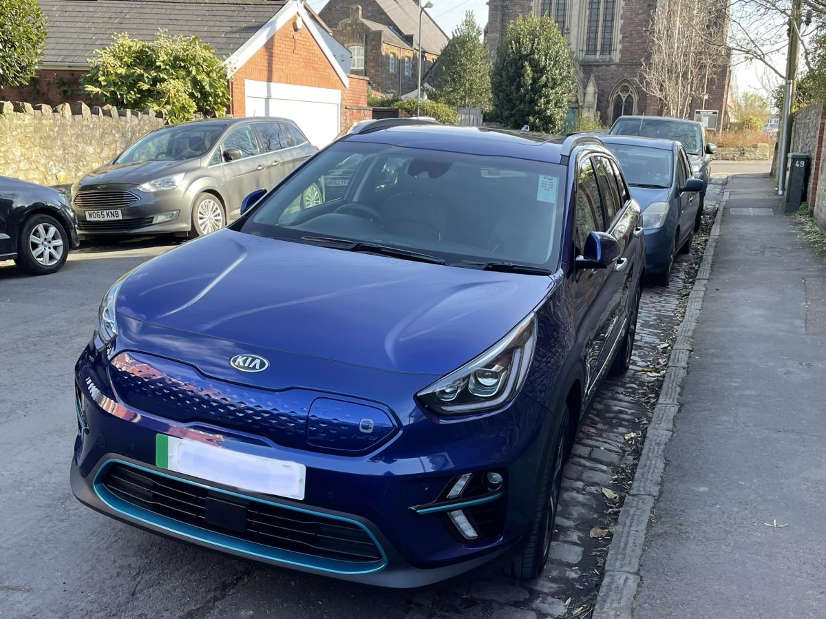 EV parked on the street